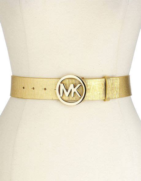 michael kors kette gold blau|Michael Kors gold belt.